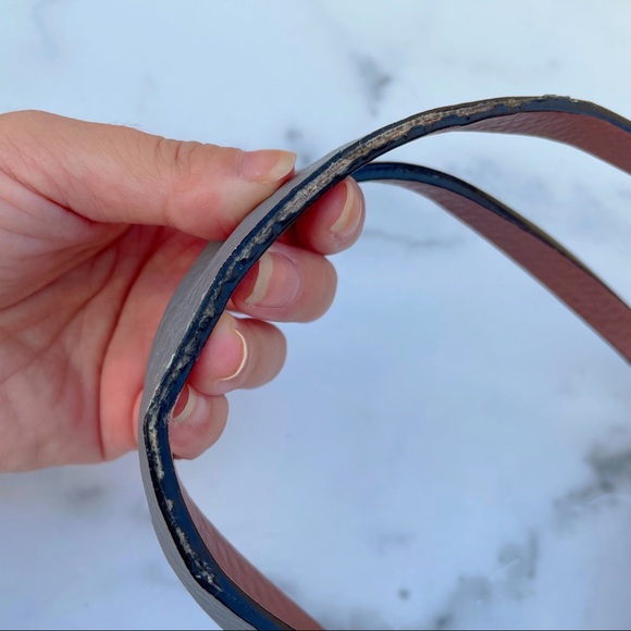 Valentino Rockstud reversible double-sided trapeze tote bag dusty rose and gray - Picture 15 of 17